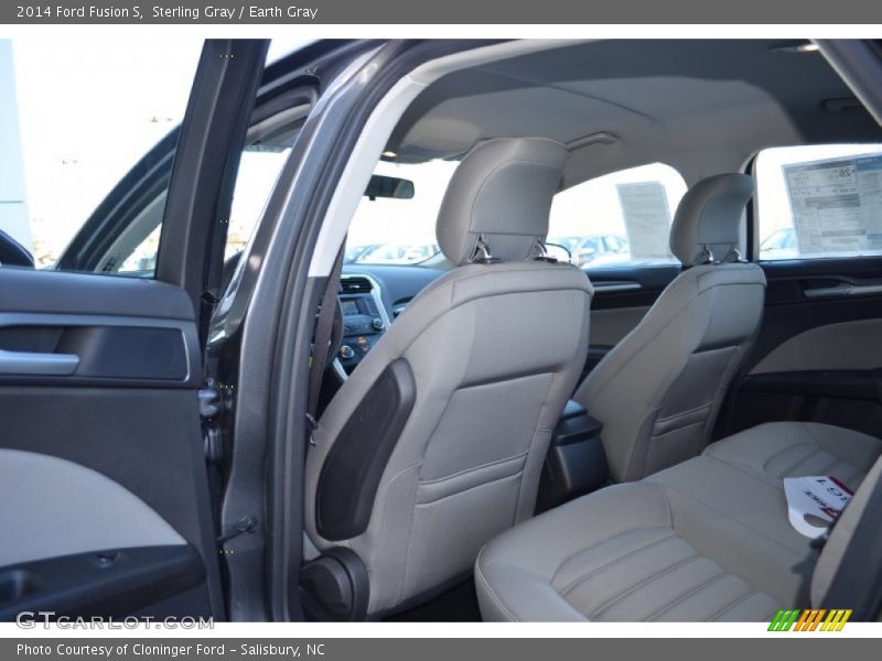 Sterling Gray / Earth Gray 2014 Ford Fusion S