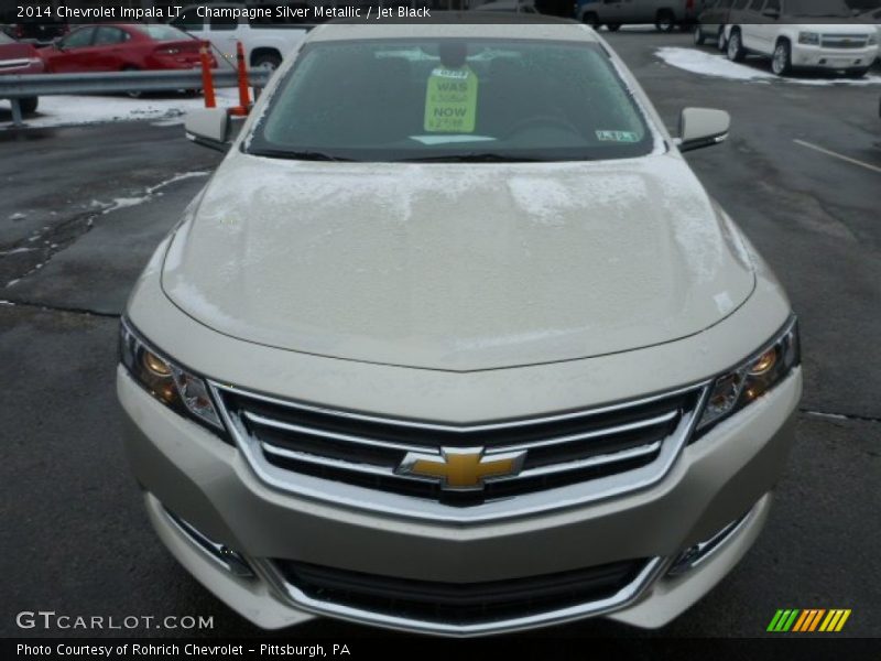 Champagne Silver Metallic / Jet Black 2014 Chevrolet Impala LT