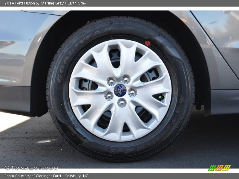 Sterling Gray / Earth Gray 2014 Ford Fusion S