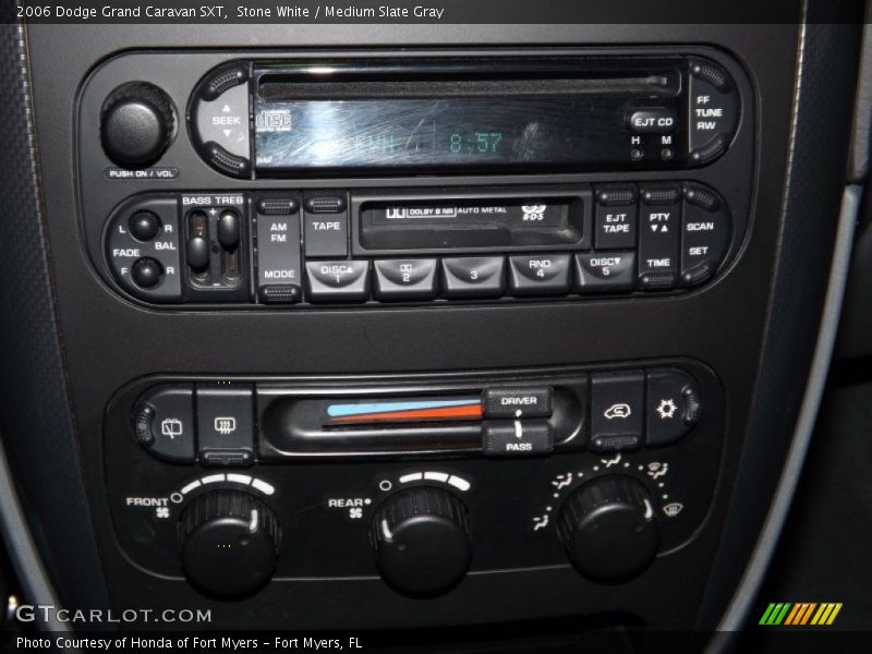 Stone White / Medium Slate Gray 2006 Dodge Grand Caravan SXT