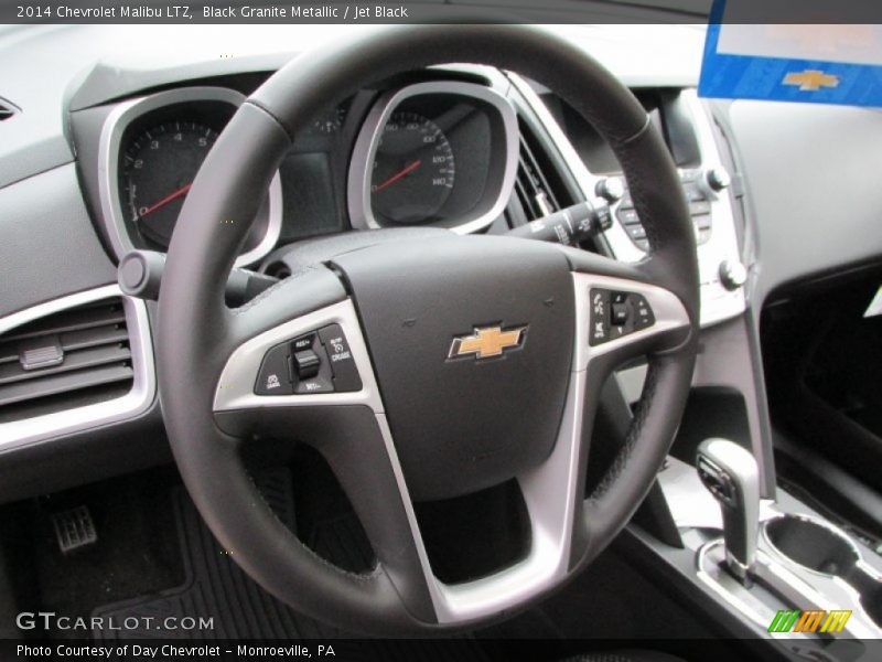 Black Granite Metallic / Jet Black 2014 Chevrolet Malibu LTZ