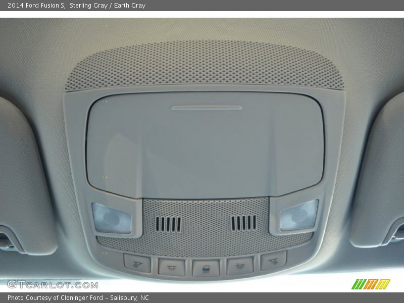 Sterling Gray / Earth Gray 2014 Ford Fusion S