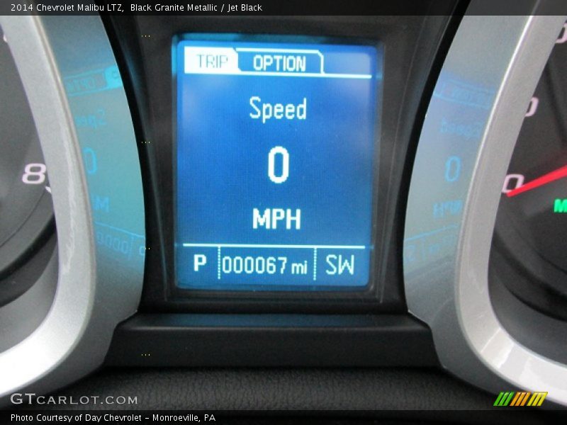 Black Granite Metallic / Jet Black 2014 Chevrolet Malibu LTZ