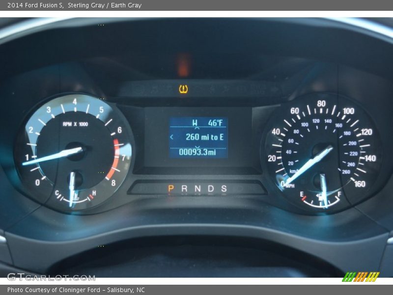 Sterling Gray / Earth Gray 2014 Ford Fusion S