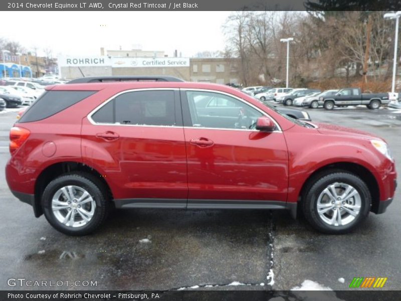 Crystal Red Tintcoat / Jet Black 2014 Chevrolet Equinox LT AWD