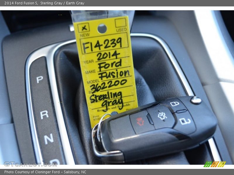 Sterling Gray / Earth Gray 2014 Ford Fusion S