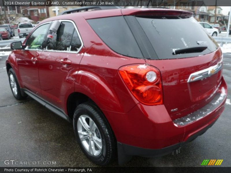 Crystal Red Tintcoat / Jet Black 2014 Chevrolet Equinox LT AWD