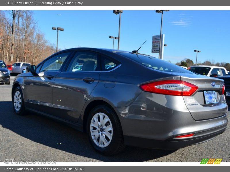 Sterling Gray / Earth Gray 2014 Ford Fusion S