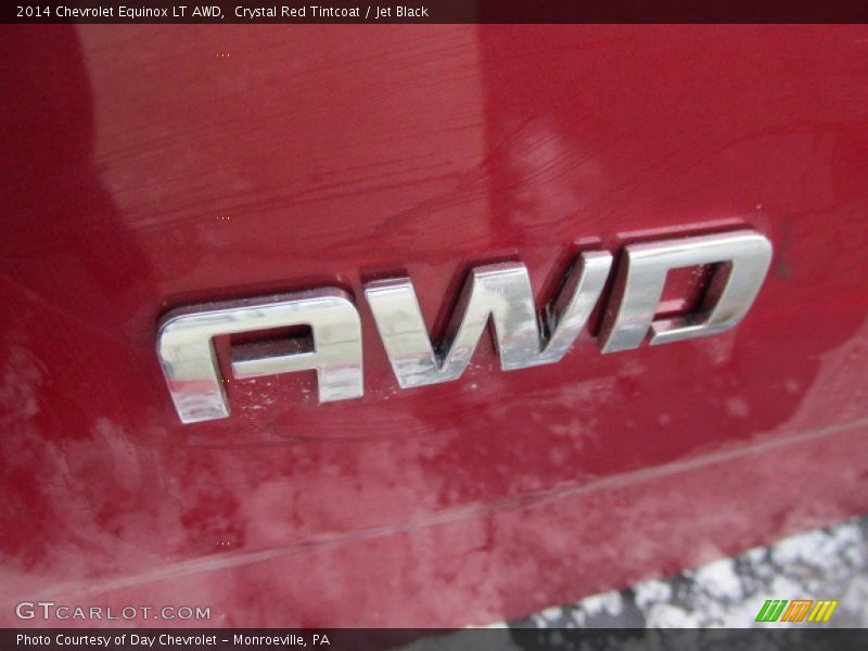 Crystal Red Tintcoat / Jet Black 2014 Chevrolet Equinox LT AWD