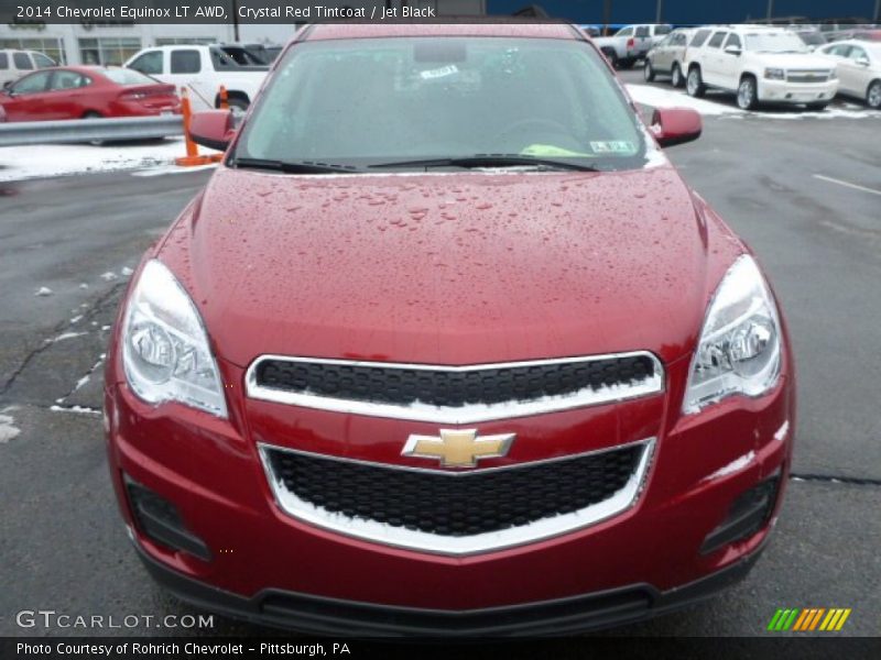 Crystal Red Tintcoat / Jet Black 2014 Chevrolet Equinox LT AWD