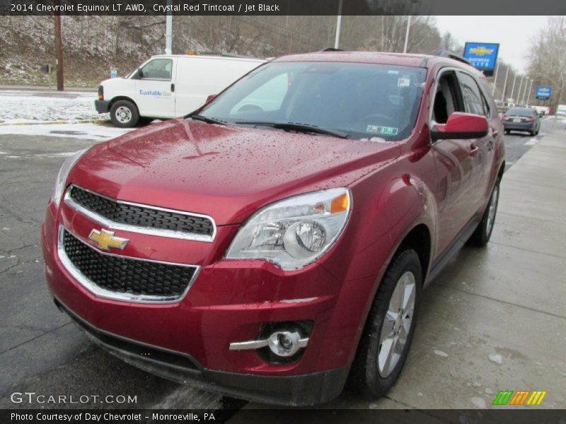 Crystal Red Tintcoat / Jet Black 2014 Chevrolet Equinox LT AWD