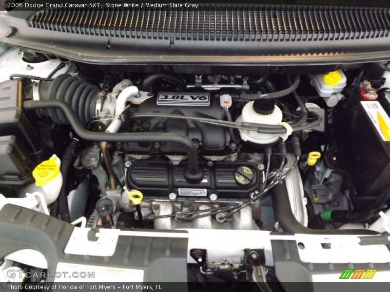 Stone White / Medium Slate Gray 2006 Dodge Grand Caravan SXT