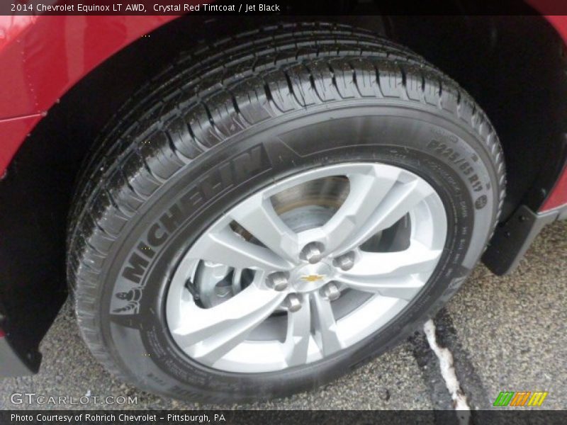 Crystal Red Tintcoat / Jet Black 2014 Chevrolet Equinox LT AWD