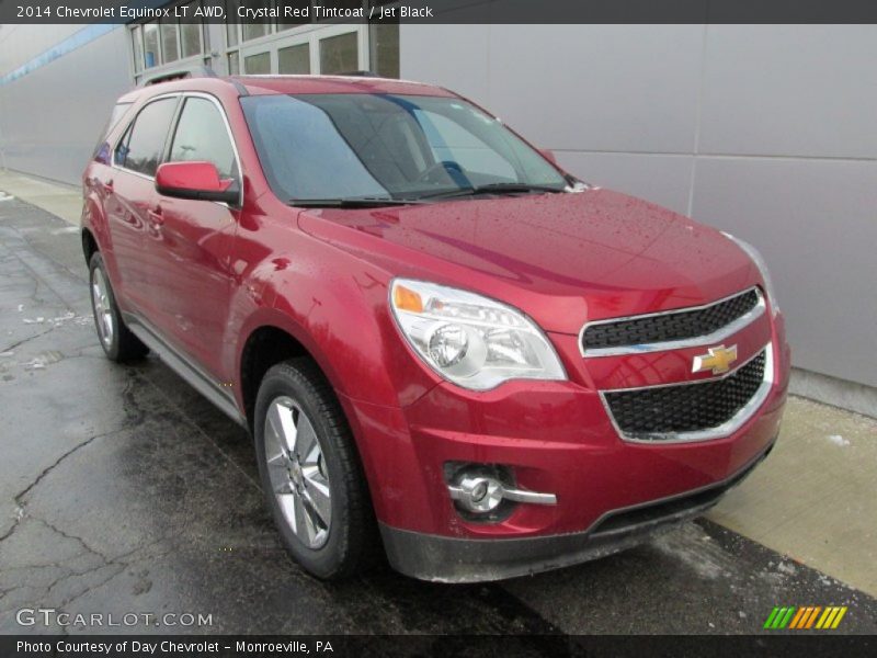 Crystal Red Tintcoat / Jet Black 2014 Chevrolet Equinox LT AWD