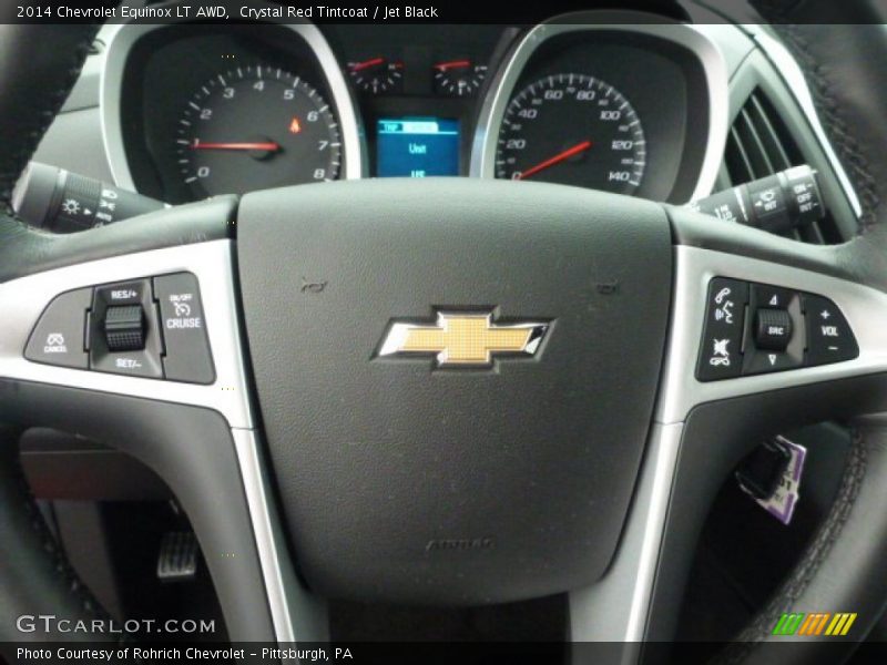 Crystal Red Tintcoat / Jet Black 2014 Chevrolet Equinox LT AWD