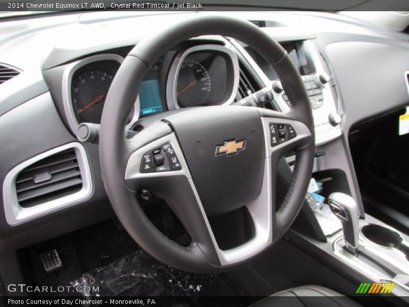 Crystal Red Tintcoat / Jet Black 2014 Chevrolet Equinox LT AWD
