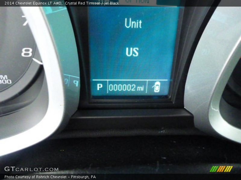 Crystal Red Tintcoat / Jet Black 2014 Chevrolet Equinox LT AWD