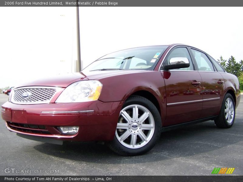 Merlot Metallic / Pebble Beige 2006 Ford Five Hundred Limited
