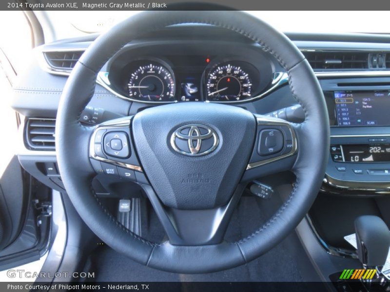 Magnetic Gray Metallic / Black 2014 Toyota Avalon XLE