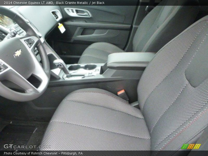 Black Granite Metallic / Jet Black 2014 Chevrolet Equinox LT AWD