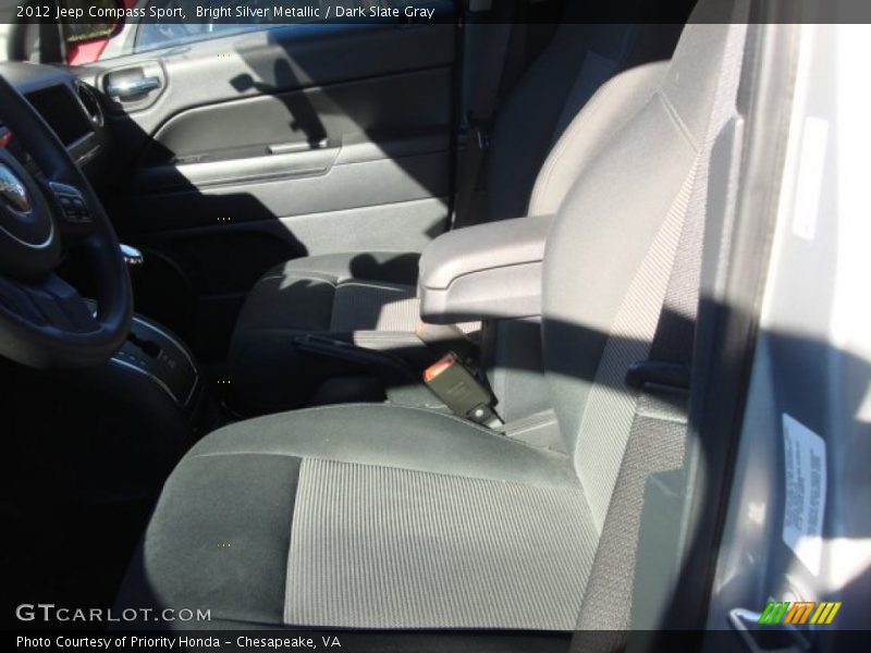 Bright Silver Metallic / Dark Slate Gray 2012 Jeep Compass Sport