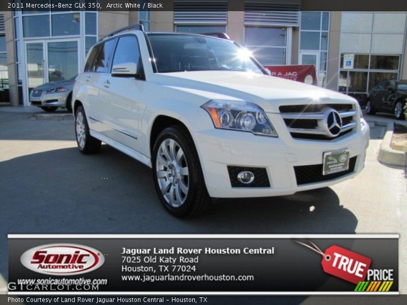 Arctic White / Black 2011 Mercedes-Benz GLK 350