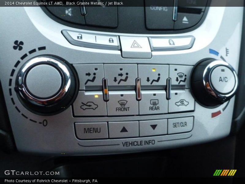 Black Granite Metallic / Jet Black 2014 Chevrolet Equinox LT AWD