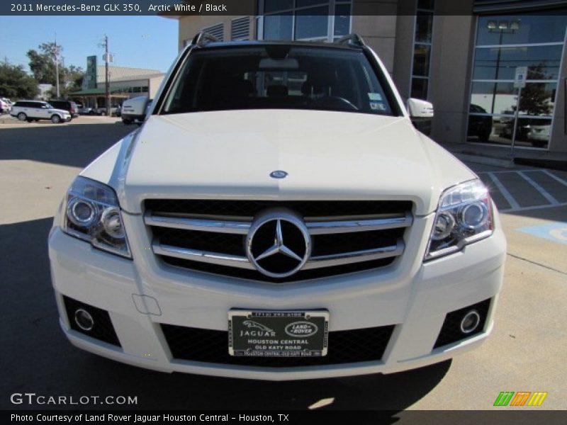 Arctic White / Black 2011 Mercedes-Benz GLK 350