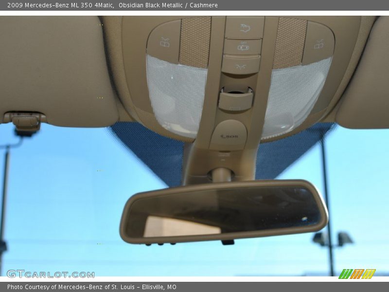 Obsidian Black Metallic / Cashmere 2009 Mercedes-Benz ML 350 4Matic