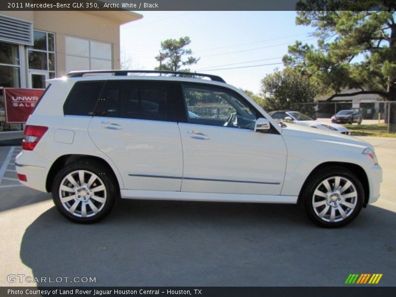Arctic White / Black 2011 Mercedes-Benz GLK 350