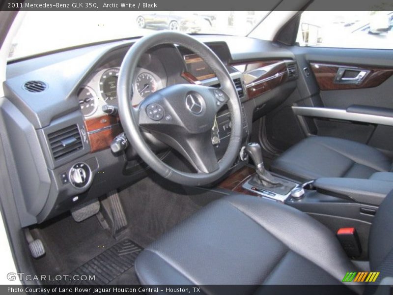 Arctic White / Black 2011 Mercedes-Benz GLK 350