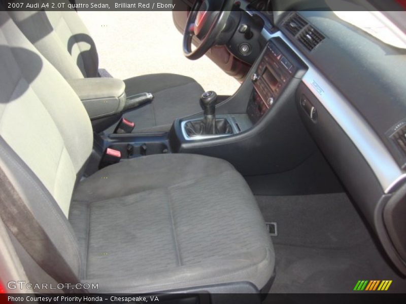 Brilliant Red / Ebony 2007 Audi A4 2.0T quattro Sedan