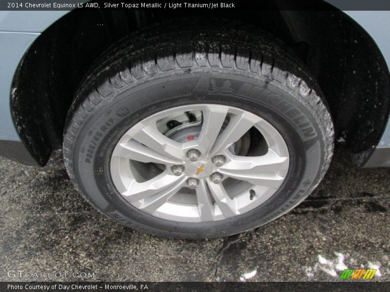 Silver Topaz Metallic / Light Titanium/Jet Black 2014 Chevrolet Equinox LS AWD