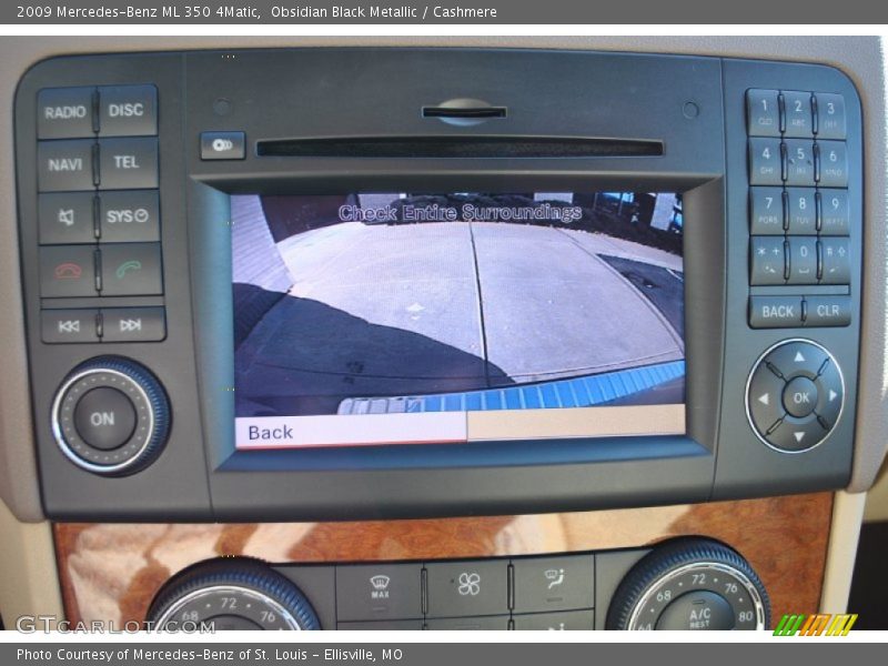 Obsidian Black Metallic / Cashmere 2009 Mercedes-Benz ML 350 4Matic