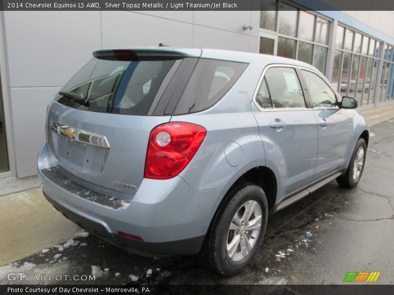 Silver Topaz Metallic / Light Titanium/Jet Black 2014 Chevrolet Equinox LS AWD