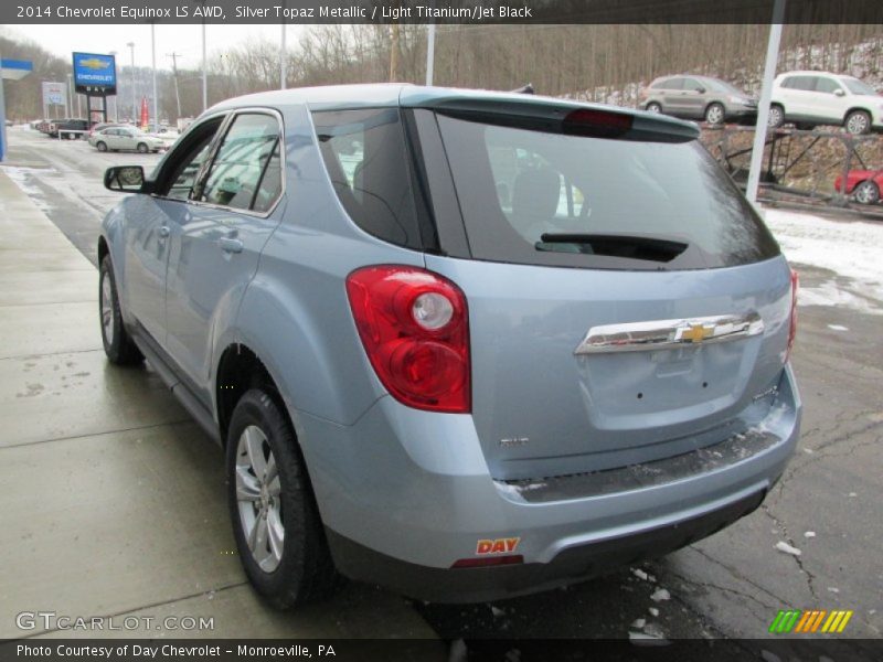 Silver Topaz Metallic / Light Titanium/Jet Black 2014 Chevrolet Equinox LS AWD