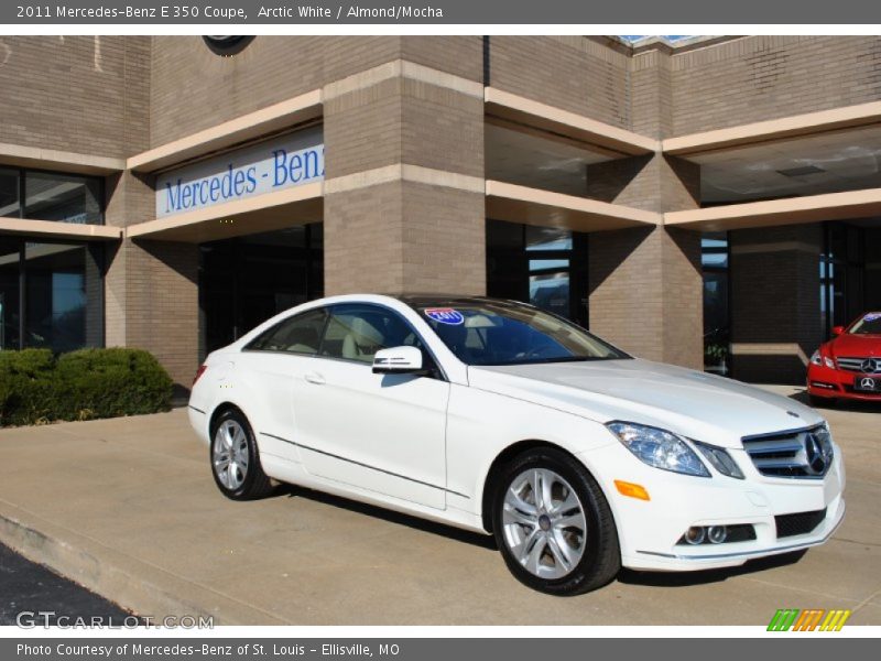 Arctic White / Almond/Mocha 2011 Mercedes-Benz E 350 Coupe