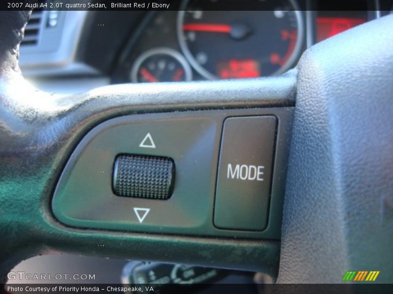 Brilliant Red / Ebony 2007 Audi A4 2.0T quattro Sedan