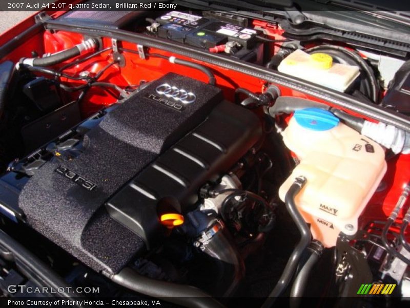 Brilliant Red / Ebony 2007 Audi A4 2.0T quattro Sedan