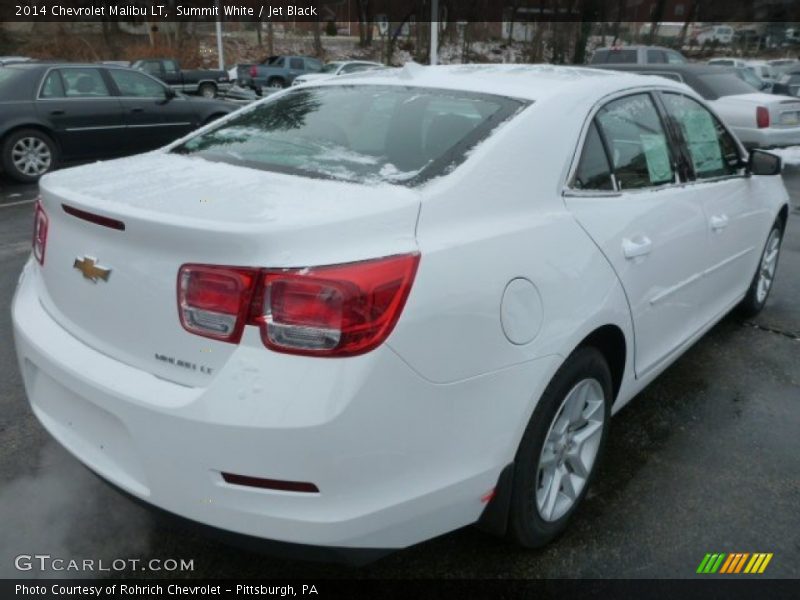 Summit White / Jet Black 2014 Chevrolet Malibu LT