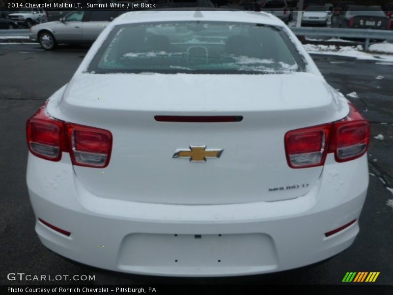 Summit White / Jet Black 2014 Chevrolet Malibu LT
