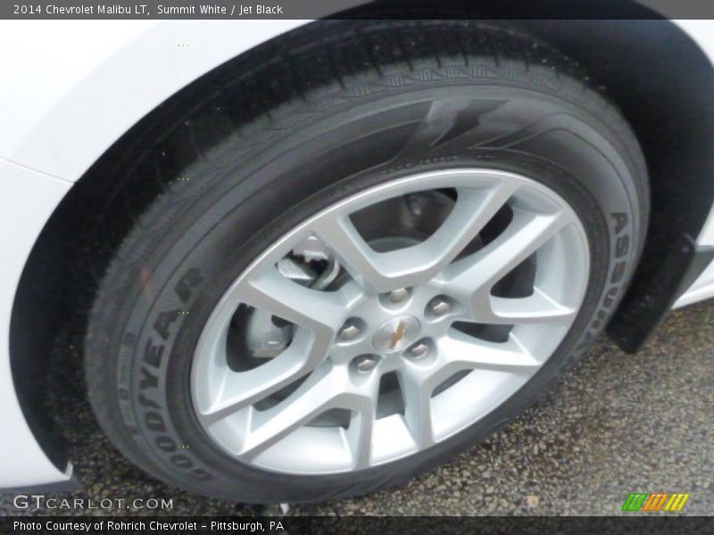 Summit White / Jet Black 2014 Chevrolet Malibu LT