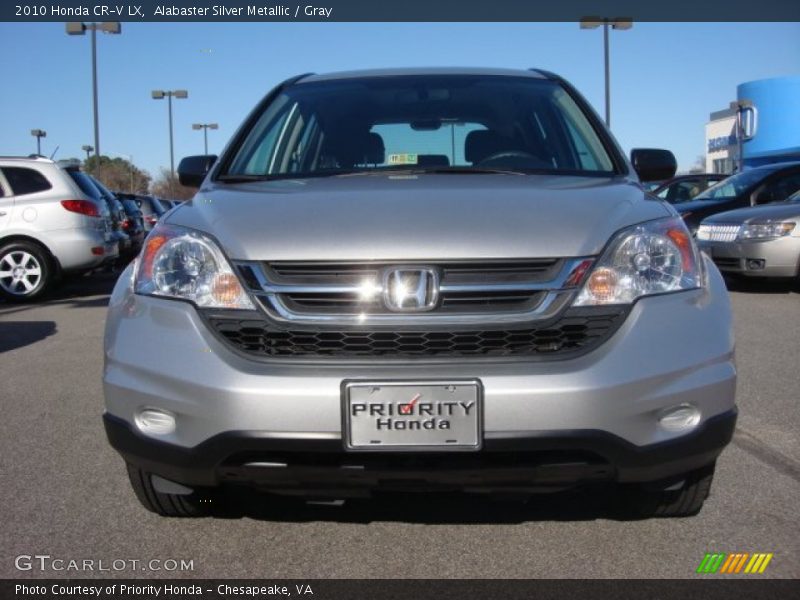 Alabaster Silver Metallic / Gray 2010 Honda CR-V LX