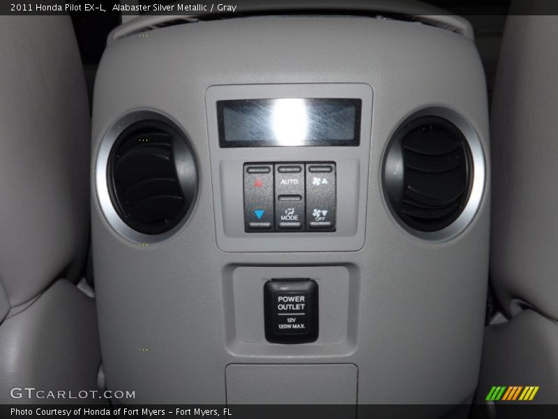 Alabaster Silver Metallic / Gray 2011 Honda Pilot EX-L