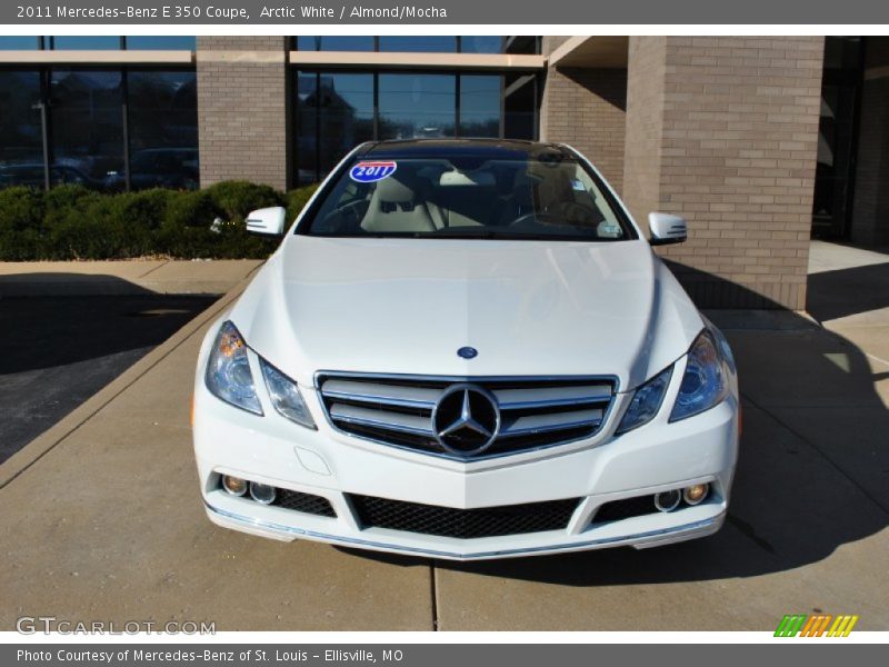 Arctic White / Almond/Mocha 2011 Mercedes-Benz E 350 Coupe