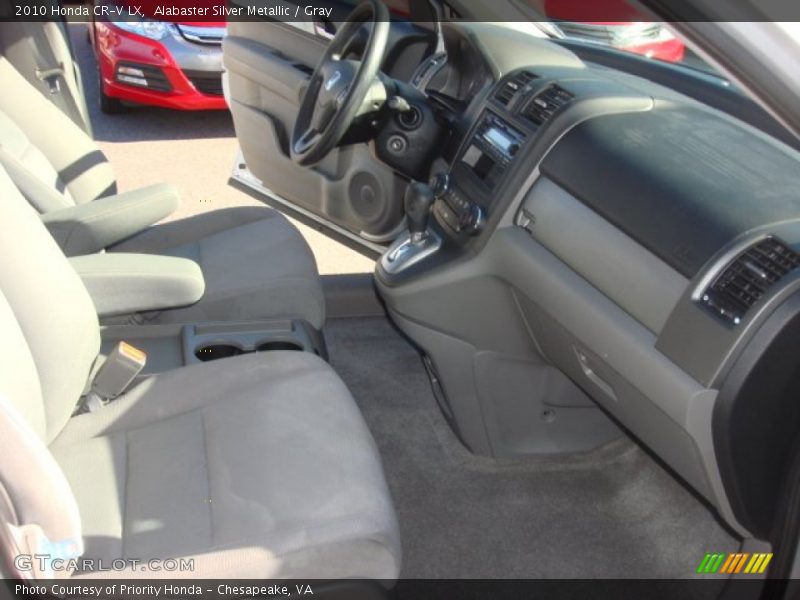 Alabaster Silver Metallic / Gray 2010 Honda CR-V LX