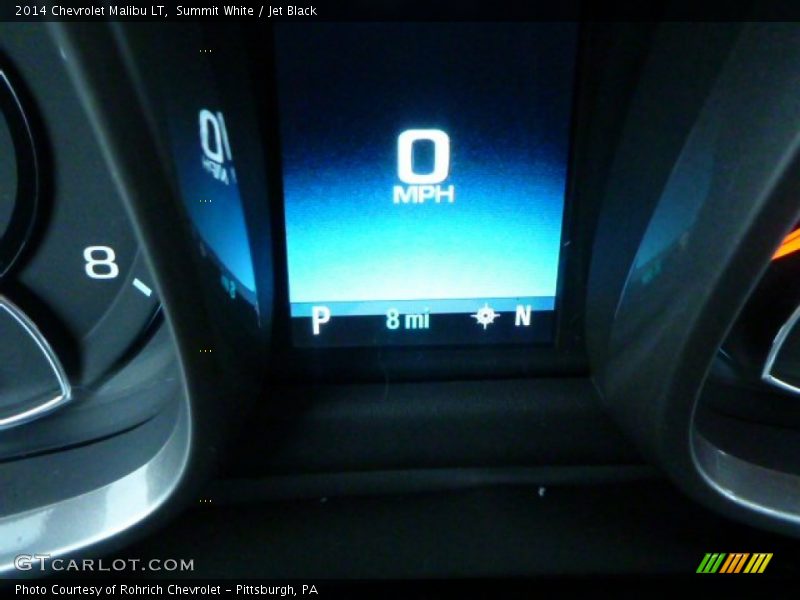 Summit White / Jet Black 2014 Chevrolet Malibu LT