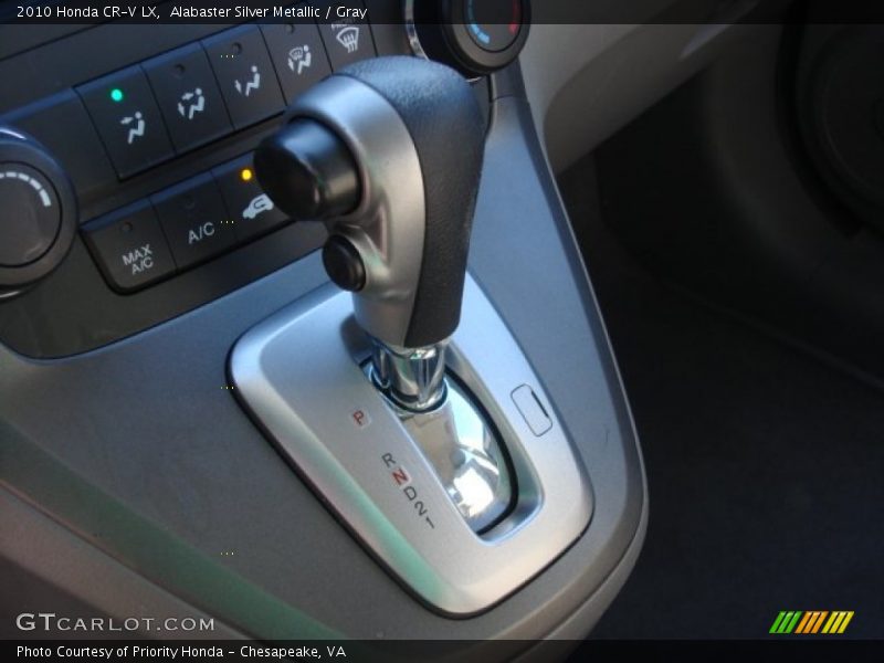 Alabaster Silver Metallic / Gray 2010 Honda CR-V LX