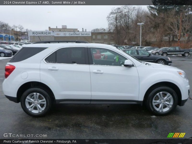 Summit White / Jet Black 2014 Chevrolet Equinox LT AWD