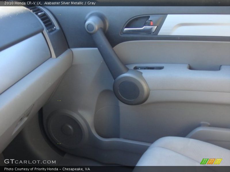 Alabaster Silver Metallic / Gray 2010 Honda CR-V LX